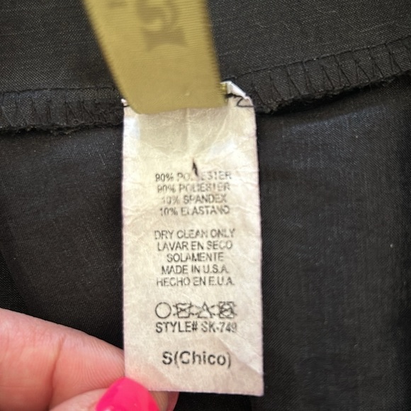 Kafe Design High Low Taffeta Skirt Black Size Small - Picture 7 of 7